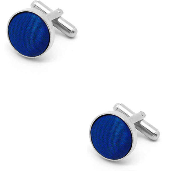 Boutons de manchette bleu marine pour homme, accessoire élégant et sophistiqué pour costume