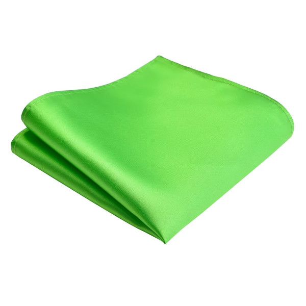 Pochette de costume vert intense, mouchoir de poche chic pour homme, accessoire élégant