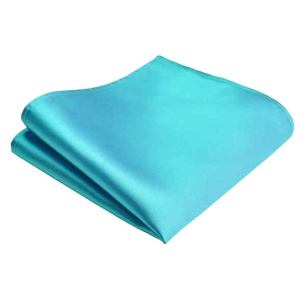 Pochette de costume turquoise chic, accessoire raffiné pour sublimer votre style