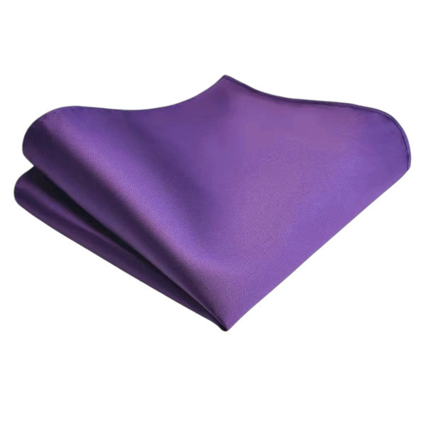 Pochette de costume violette élégante, accessoire chic pour sublimer votre tenue