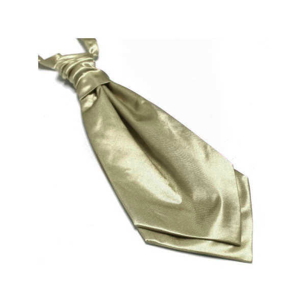 Lavallière bulle de champagne en satin, accessoire raffiné pour mariage et cérémonie