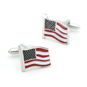 Manchettes pour homme drapeau USA