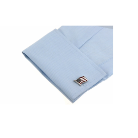 Boutons de manchette avec drapeau américain