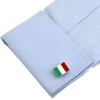 Accessoire homme avec motif drapeau italien émaillé